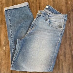 Joe’s Jeans High Rise Women’s 32 x 28 Straight Leg Medium Blue Wash Dist…